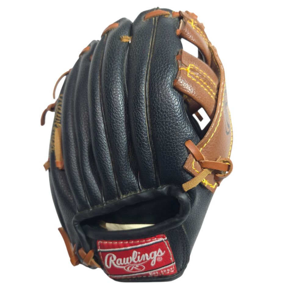 Rawlings Players Series 9 Inch Youth T-Ball Baseball Glove Black RBG158BT - Picture 2 of 7